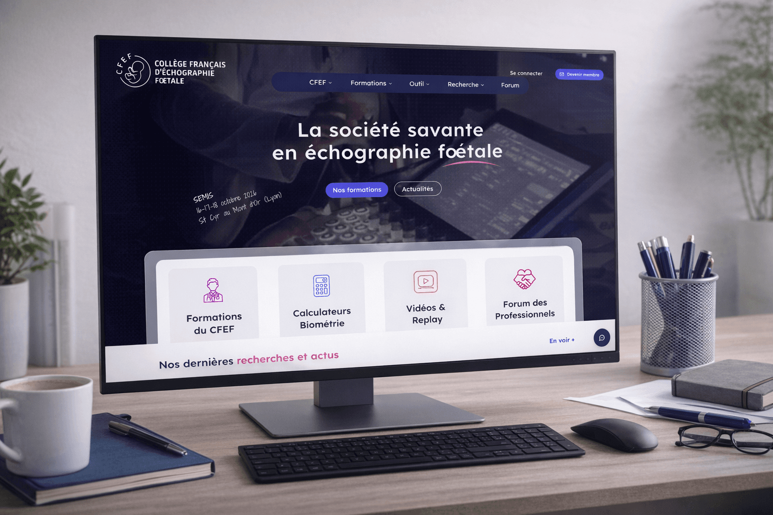 Projet CFEF — Plateforme e-learning médicale