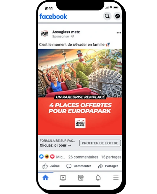 facebook example ad