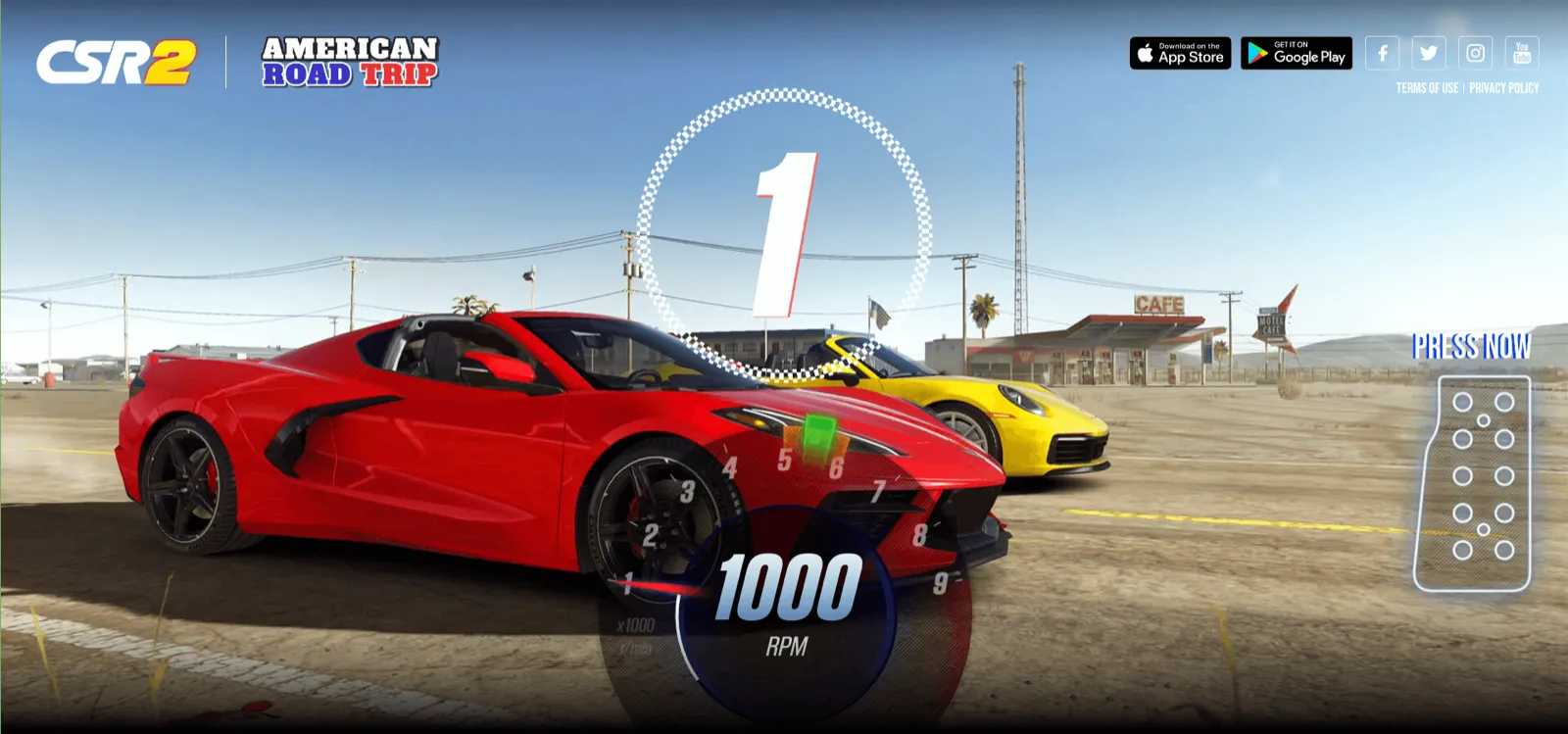 CSR2 American Road Trip — Site de campagne pour Zynga — capture 3