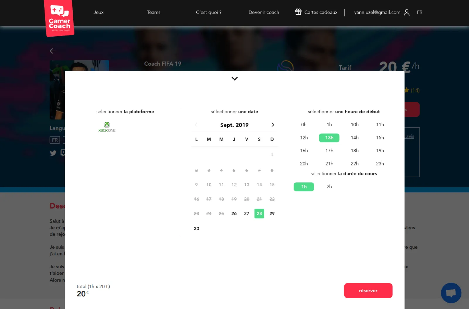 GamerCoach — Plateforme de coaching jeux vidéo — capture 2