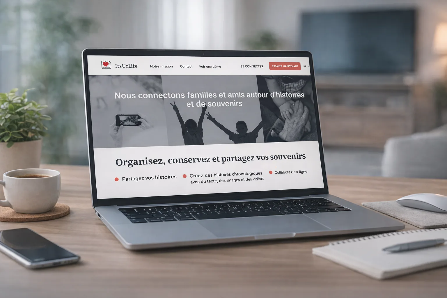 Projet ItsUrLife — Préservation de souvenirs de vie